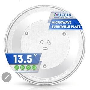 Microwave Plate Replacement 13.5 inch Fits WB39X10032 GE Microwave Turntable Pla